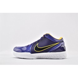 Nike Zoom Kobe 4 Protro Lakers Court Purple Yellow Bryant Sneakers Shoes Mens Basketball Shoes CQ3869 500 