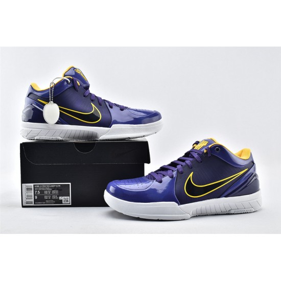 Nike Zoom Kobe 4 Protro Lakers Court Purple Yellow Bryant Sneakers Shoes Mens Basketball Shoes CQ3869 500
