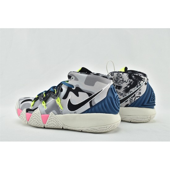 Nike Kybrid S2 EP Grey Camo Blue Pink Volt Kyrie Irving Basketball Mens CT1971 005