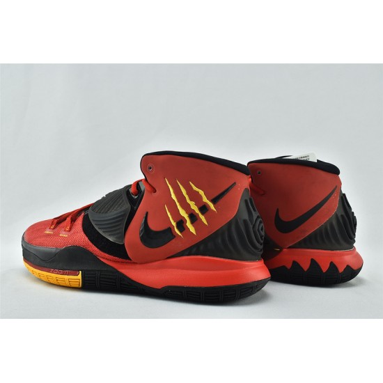 Nike Kyrie 6 Bruce Lee Red Black Gold Streaks Rare Basketball Mens Cj1290 600