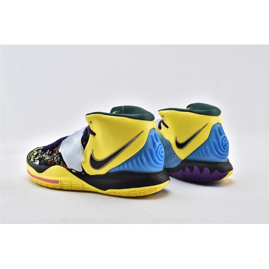 Nike Kyrie 6 Chinese New Year Vibrant Yellow Purple Black Basketball Shoes Mens CD5029 700