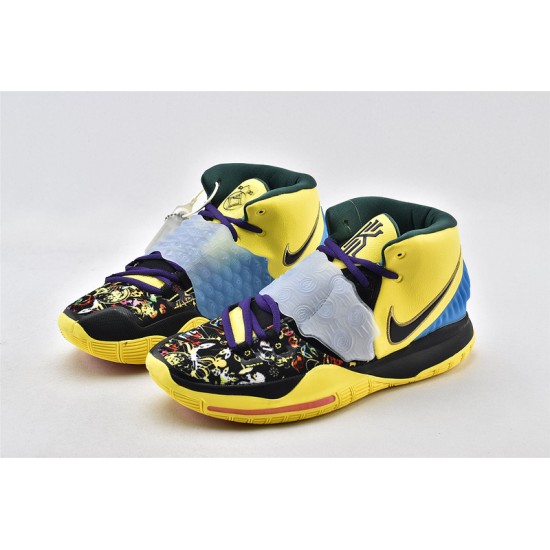 Nike Kyrie 6 Chinese New Year Vibrant Yellow Purple Black Basketball Shoes Mens CD5029 700