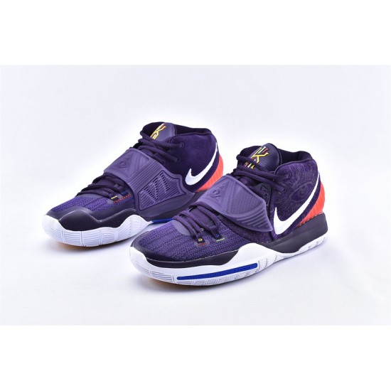 Nike Kyrie 6 EP Enlightenment Grand Purple Red White Irving Basketball Shoes Mens BQ4630 500