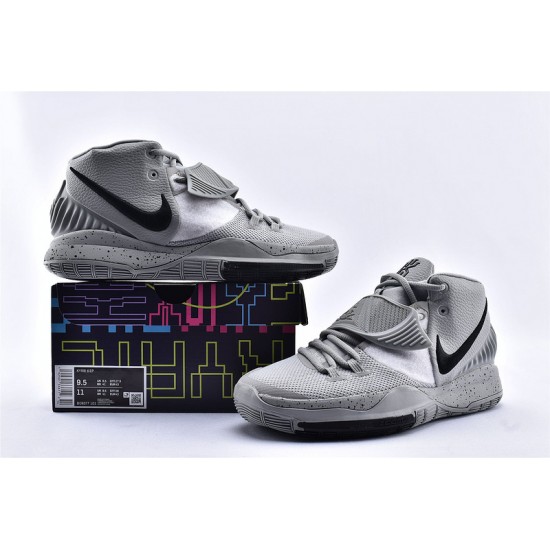 Nike Kyrie 6 EP Jet Black Grey Irving Mens Basketball Shoes BQ9377 101