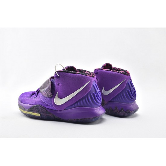 Nike Kyrie 6 Grape Purple White Kyrie Irving Basketball Mens Shoes BQ4630 009