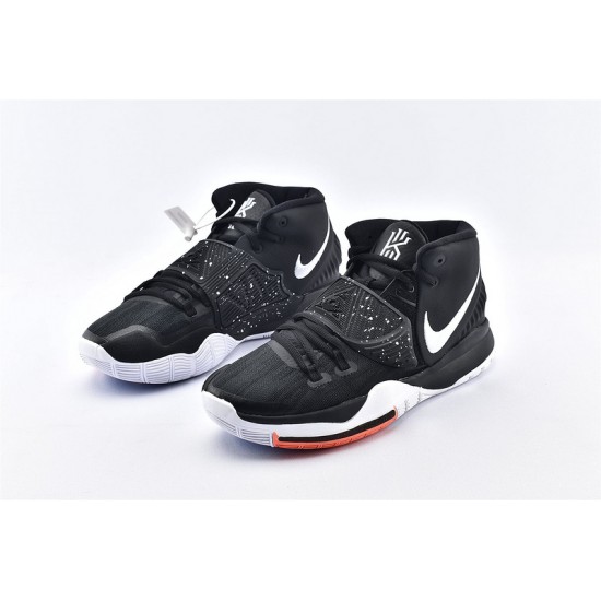 Nike Kyrie 6 Jet Black White Bright Crimson Irving Shoes Basketball Shoes Mens BQ4631 001