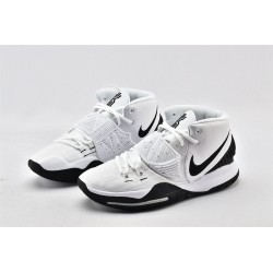 Nike Kyrie 6 Oreo White Black Pure Platinum Kyrie Ivring Basketball Shoes Mens BQ4630 100 