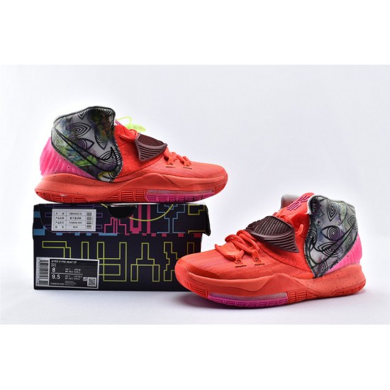 Nike Kyrie 6 Pre Heat Berlin Red Basketball Shoes Mens CN9839 600