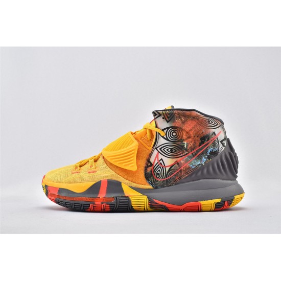 Nike Kyrie 6 Preheat Collection Beijing Yellow Basketball Shoes Mens CQ7634 701