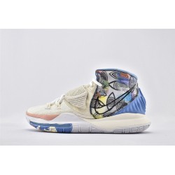 Nike Kyrie 6 VI Preheat Log Angeles LA 12 Pale Ivory Basketball Shoes Mens CN9839 101 