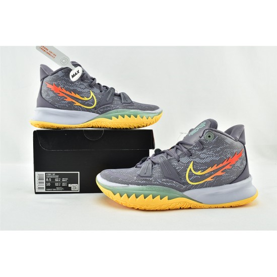 Nike Kyrie 7 EP Daybreak Citron Pulse Siren Red Ghost Running Shoes CQ9327 500 Nike Kyrie 7 EP Daybreak Citron Pulse Siren Red Ghost Running Shoes CQ9327 500