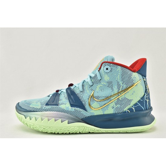 Nike Kyrie 7 EP Pre Heat Mens Lake Blue Volt Running Shoes DC0588 400