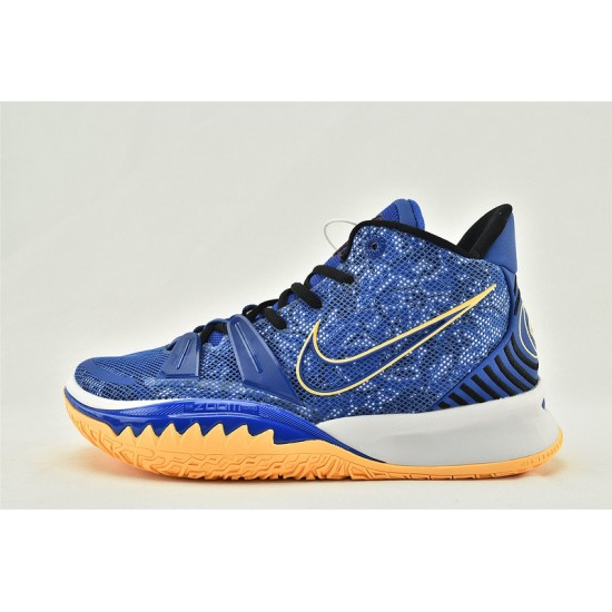 Nike Kyrie 7 Irving Sisterhood Basketball Shoes Blue Orange  Size 6 Mens CQ9326 400