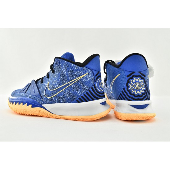 Nike Kyrie 7 Mens EP Hyper Royal Black Running Shoes CQ9327 400