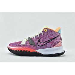 Nike Zoom Kyrie 7 Hendrix Active Fuchsia Black Ghost Purple Mens Basketball Shoes DC0588 601 