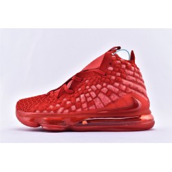 Nike LeBron 17 New Basketball Shoes Red Carpet University Red Mens BQ3177 600 