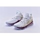 Nike Zoom Lebron 17 Battleknit 2.0 White Purple Gold Shoes Basketball Shoes BQ3177 919