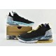 Nike Zoom Lebron 18 EP Reflections Black Bleached Aqua Topaz Gold Mens Basketball Shoes DB7644 003